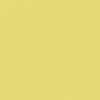 Lustrous Yellow paint color DE5472 #E6DA78