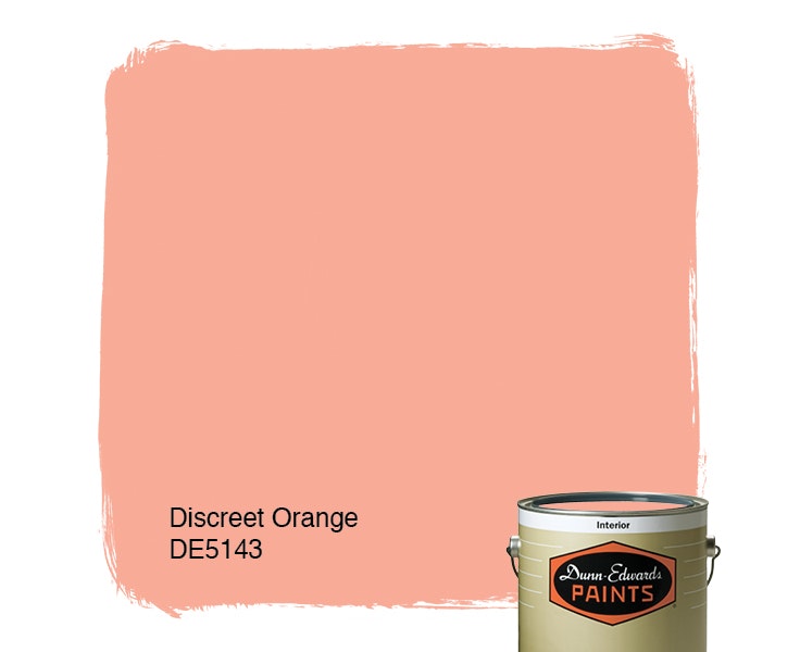Discreet Orange paint color DE5143