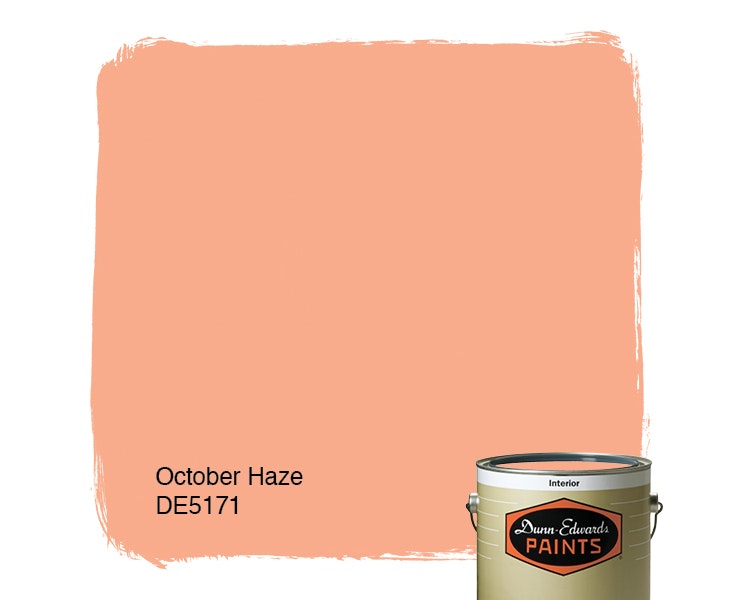 October Haze paint color DE5171