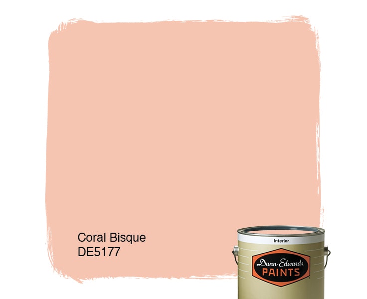 Coral Bisque paint color DE5177