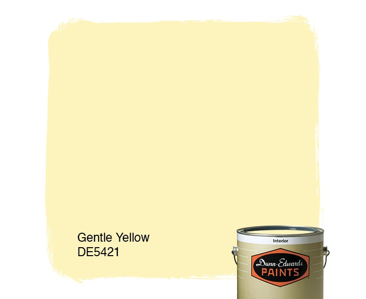 Gentle Yellow paint color DE5421
