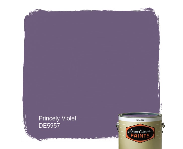 Princely Violet paint color DE5957
