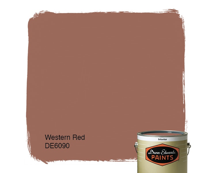 Western Red paint color DE6090