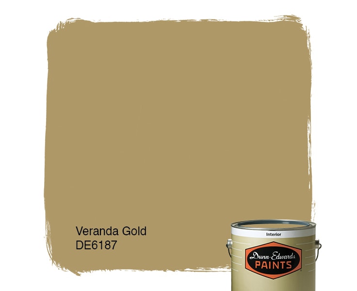 Veranda Gold paint color DE6187