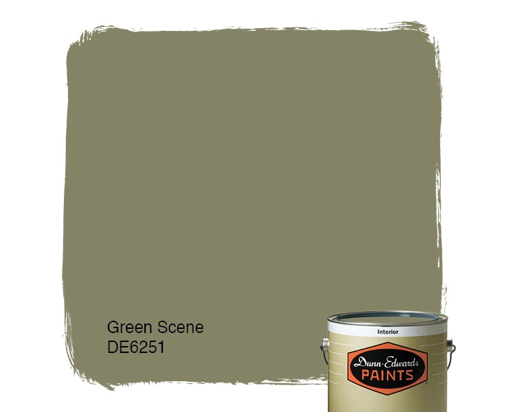 Green Scene paint color DE6251