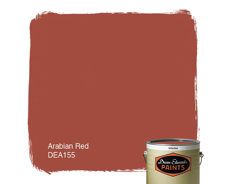 Arabian Red paint color DEA155