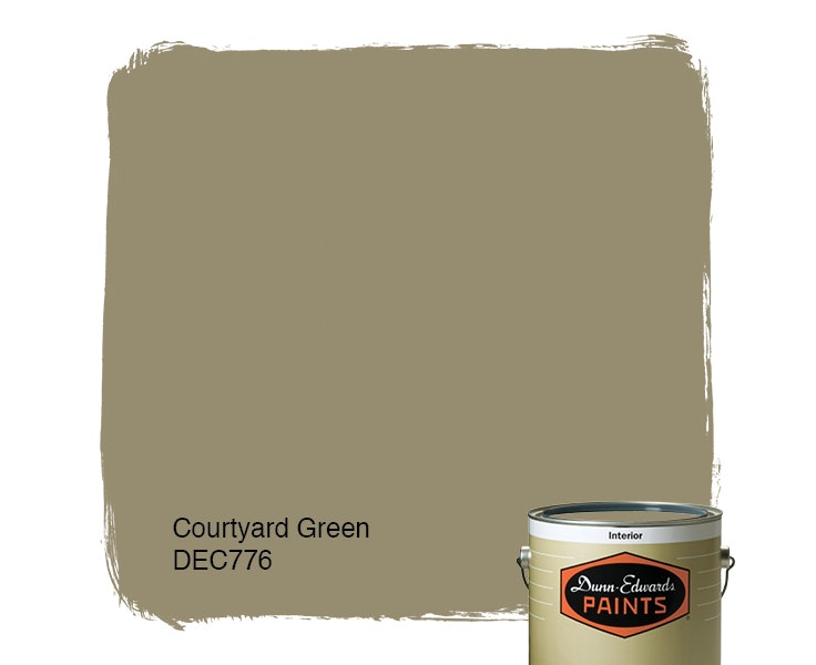 Courtyard Green paint color DEC776