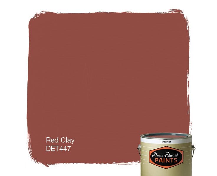 Red Clay paint color DET447